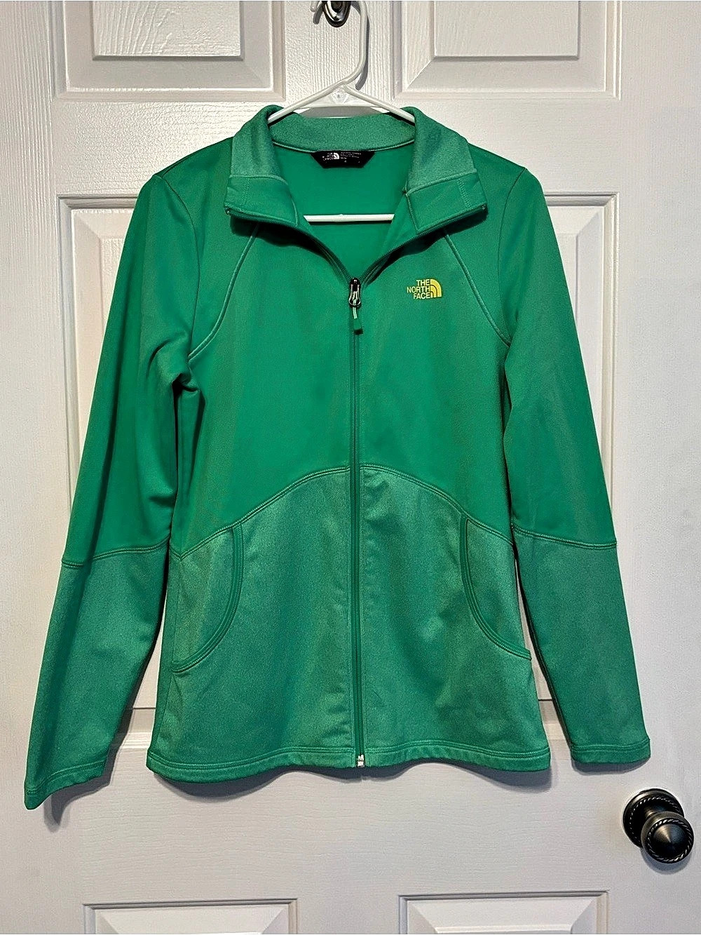 The North Face Women's Green Full-Zip Jacket Size Medium Like New